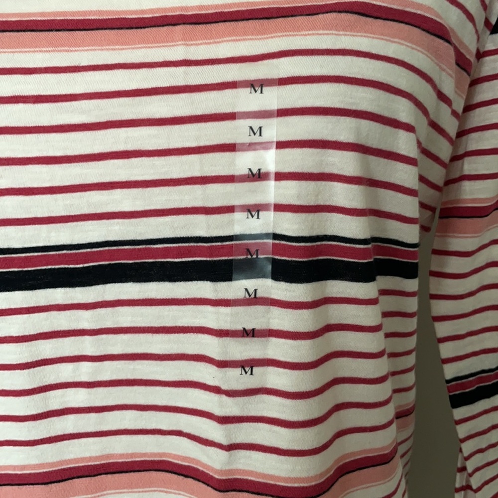 Striped Loft 3/4 Sleeve Top! - Picture 2 of 7